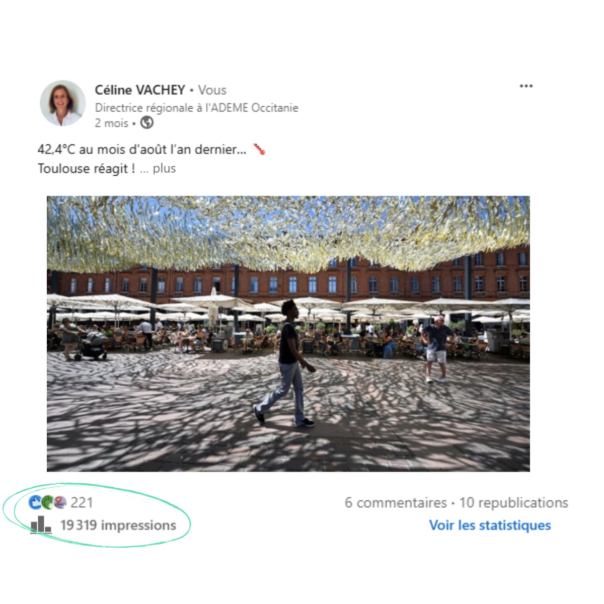 celine vachez impression linkedin 42 degres